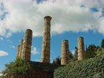Άποψη του ναού του Απόλλωνα, Δελφοί